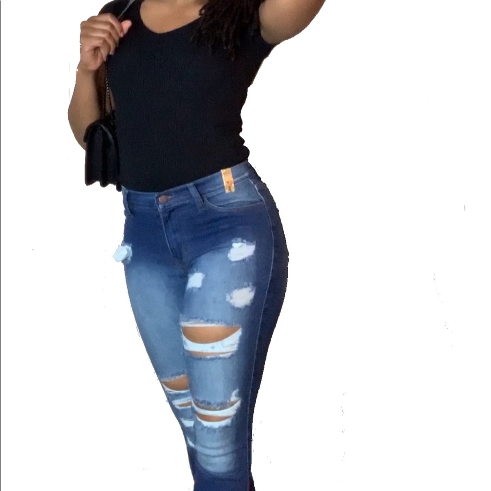 Dark Stone High-Rise Jean